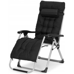 Шезлонг MultiGarden ZRL009-C-4-1 (Black/Grey) Thumb