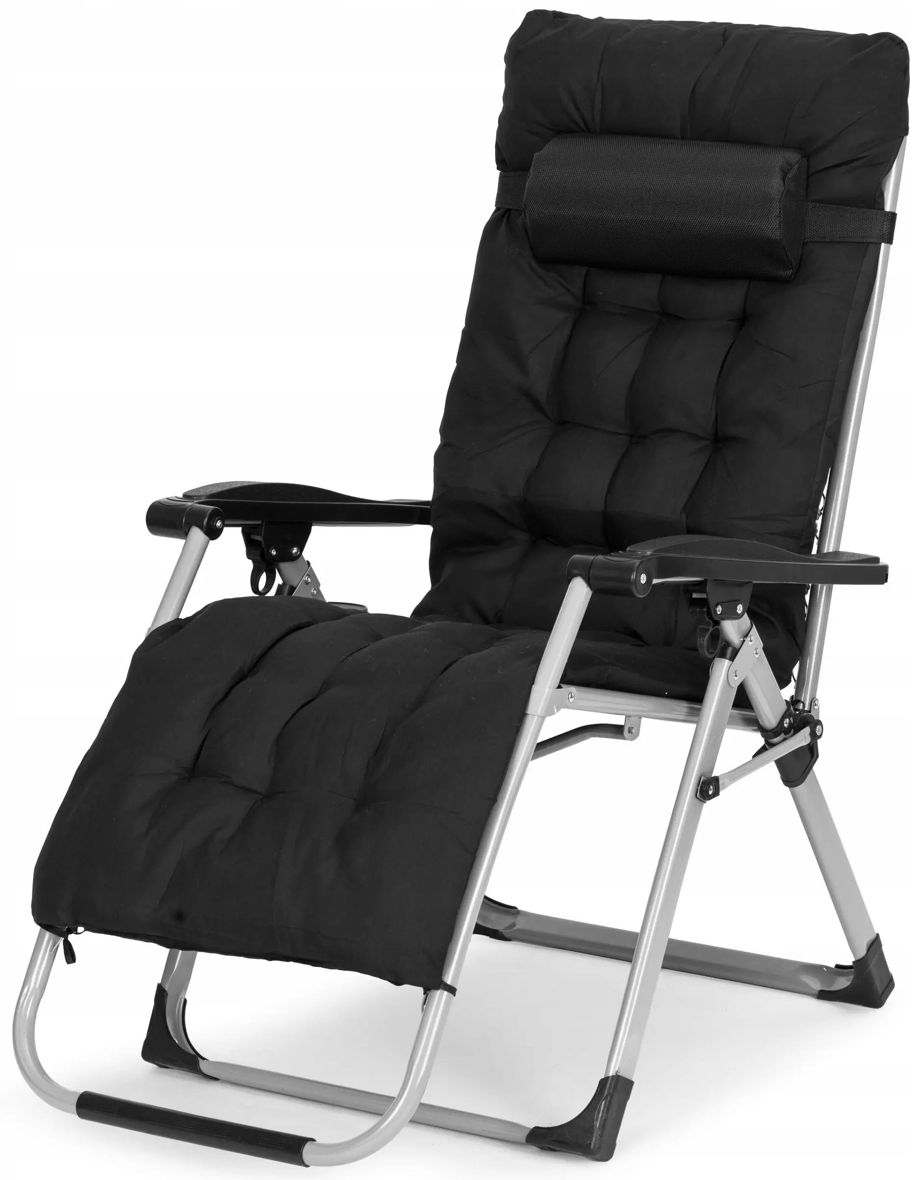 Шезлонг MultiGarden ZRL009-C-4-1 (Black/Grey) - 2