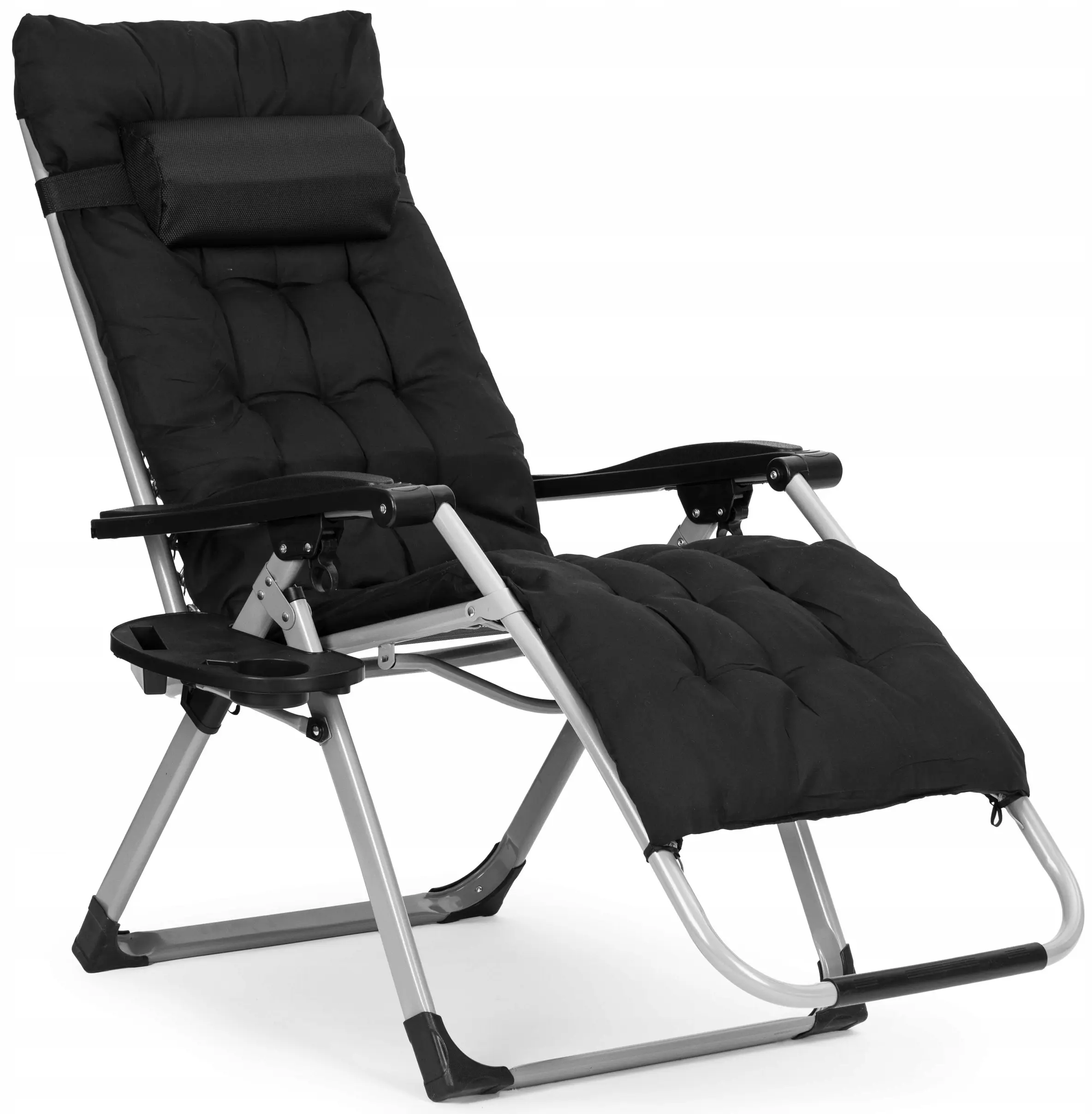Шезлонг MultiGarden ZRL009-C-4-1 (Black/Grey) - 3