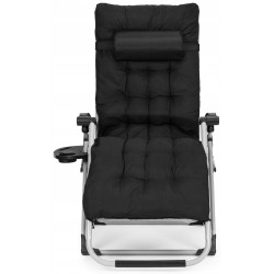 Шезлонг MultiGarden ZRL009-C-4-1 (Black/Grey) Thumb
