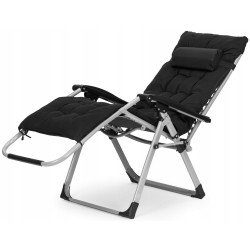 Шезлонг MultiGarden ZRL009-C-4-1 (Black/Grey) Thumb
