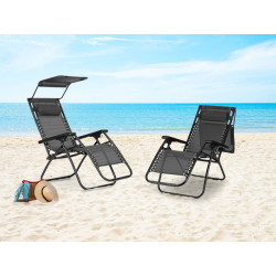 Шезлонг Multigarden ZRL009-R (Grey) Thumb