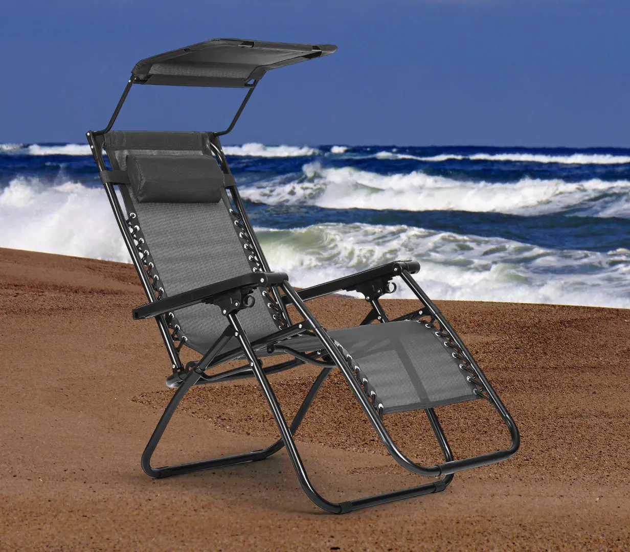 Шезлонг Multigarden ZRL009-R (Grey)