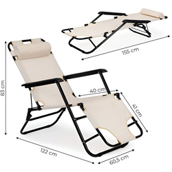 Sezlong MultiGarden ZRL010 (Beige) Thumb