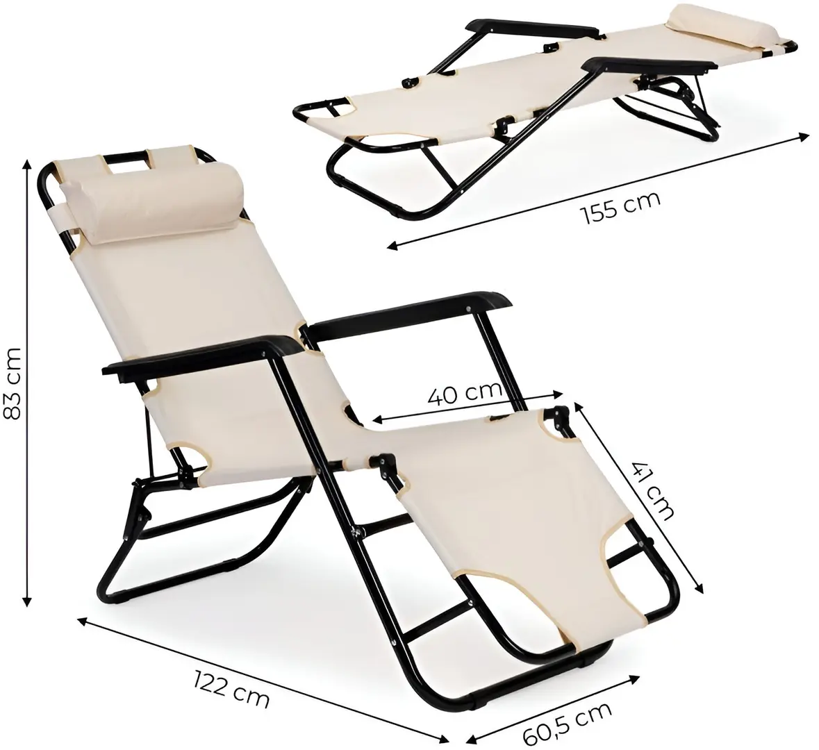 Sezlong MultiGarden ZRL010 (Beige)