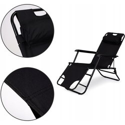 Шезлонг MultiGarden ZRL010 (Black) Thumb