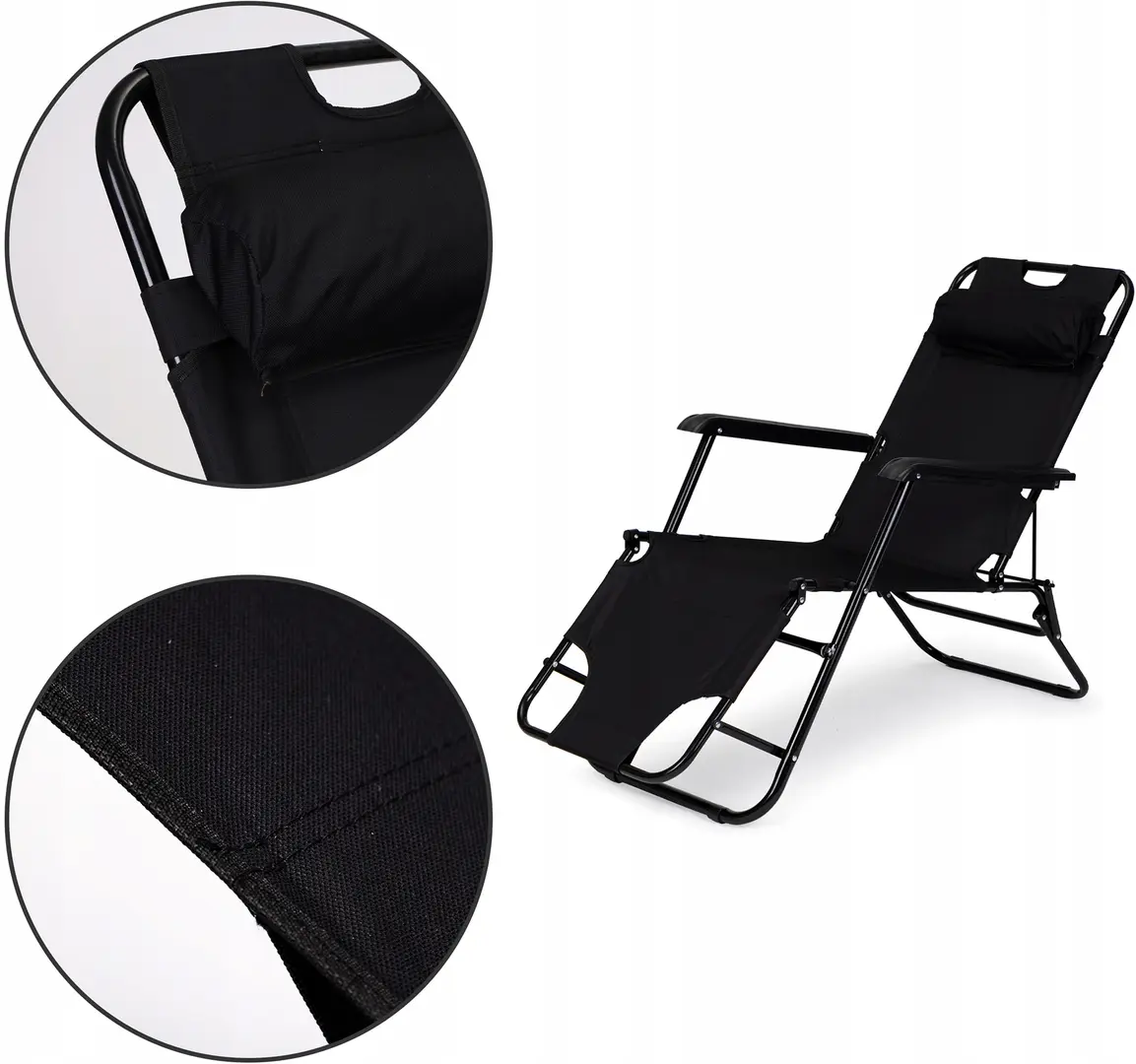 Шезлонг MultiGarden ZRL010 (Black)