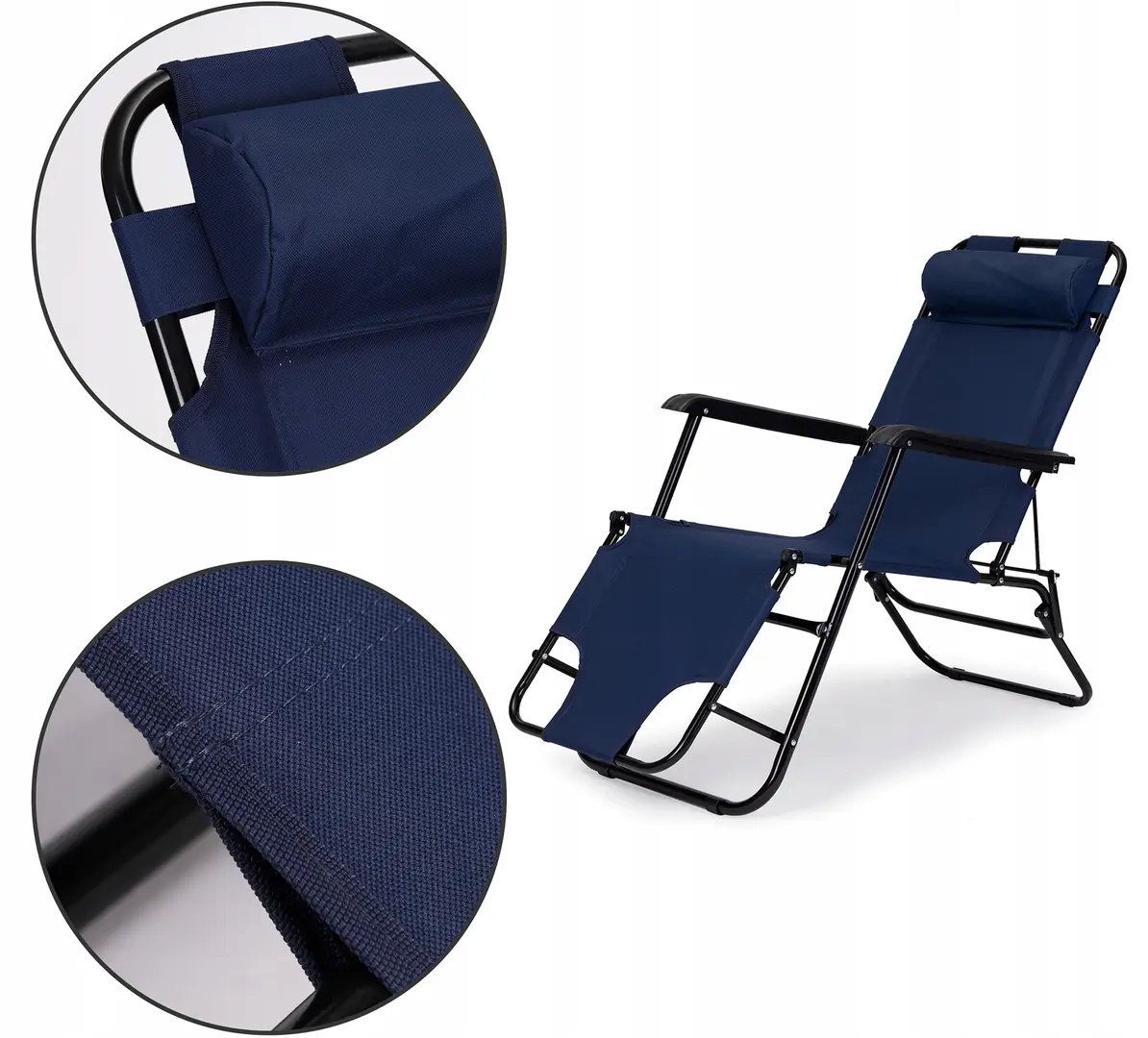 Шезлонг MultiGarden ZRL010 (Dark Blue)