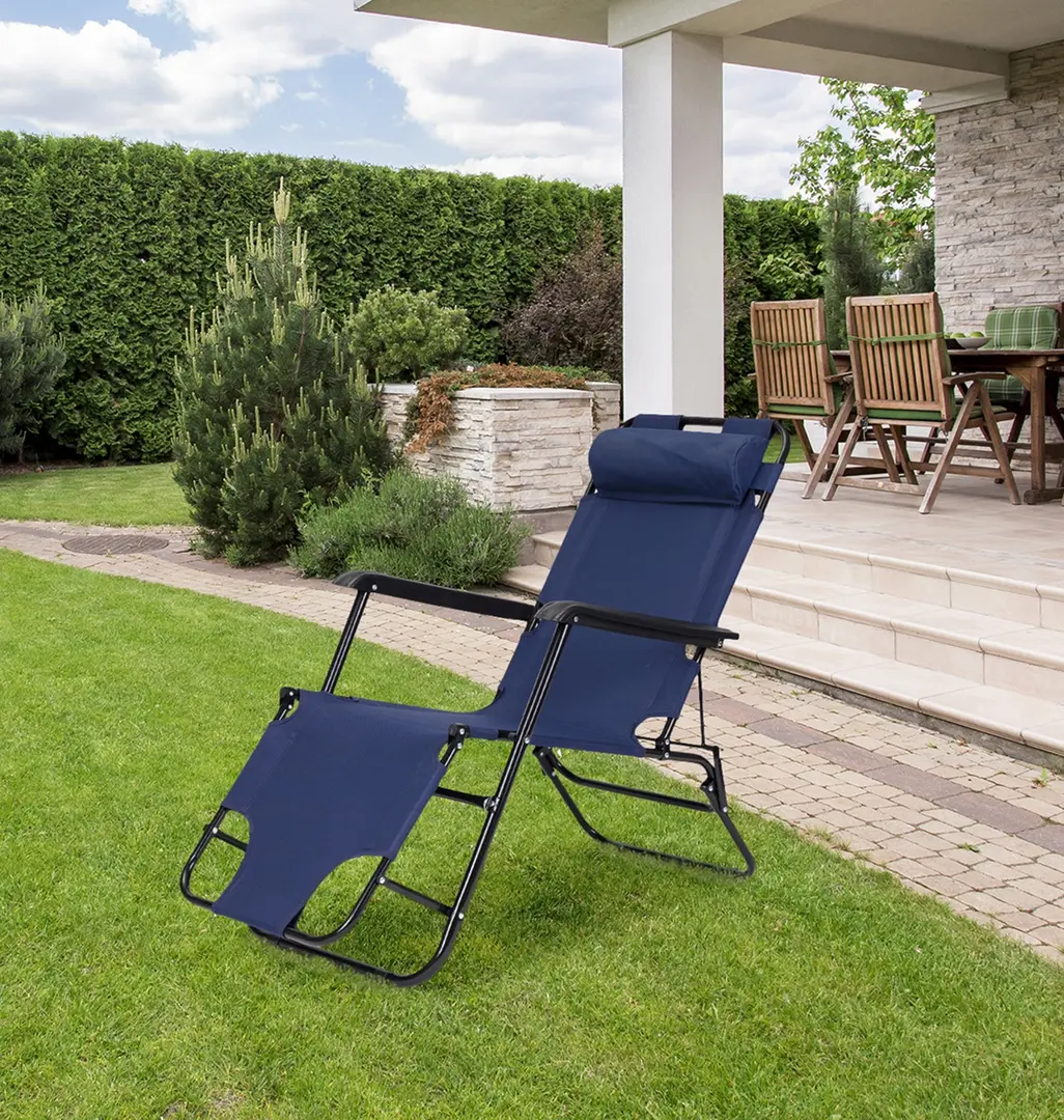 Шезлонг MultiGarden ZRL010 (Dark Blue)