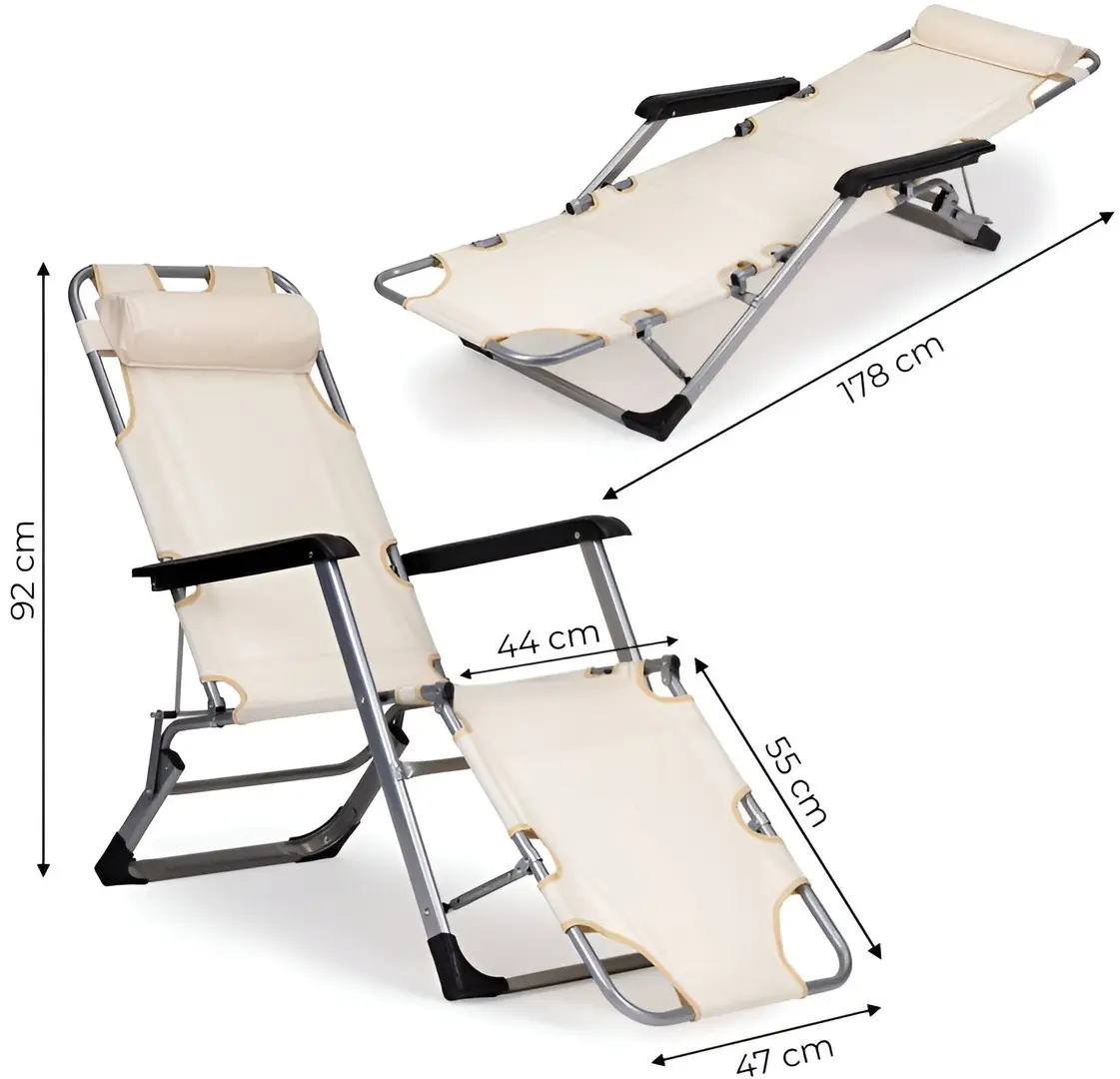 Sezlong MultiGarden ZRL010F (Beige)