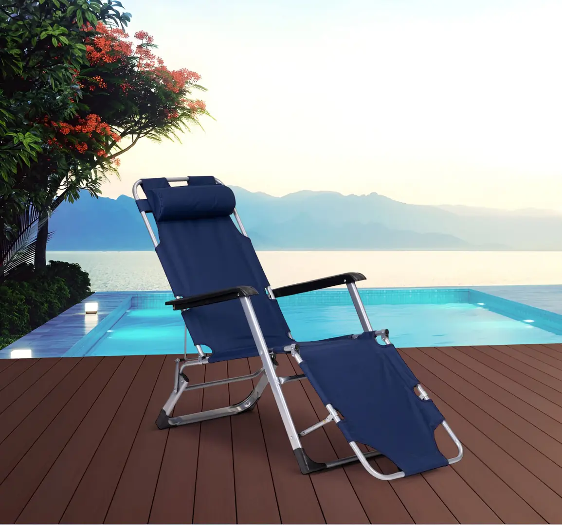 Шезлонг MultiGarden ZRL010F (Blue)