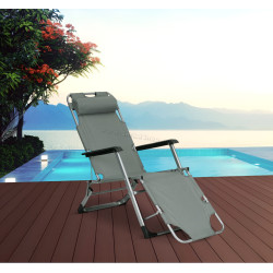 Шезлонг MultiGarden ZRL010F (Grey)