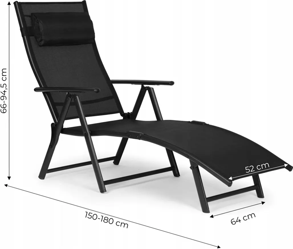 Sezlong MultiGarden ZRL020 (Black)