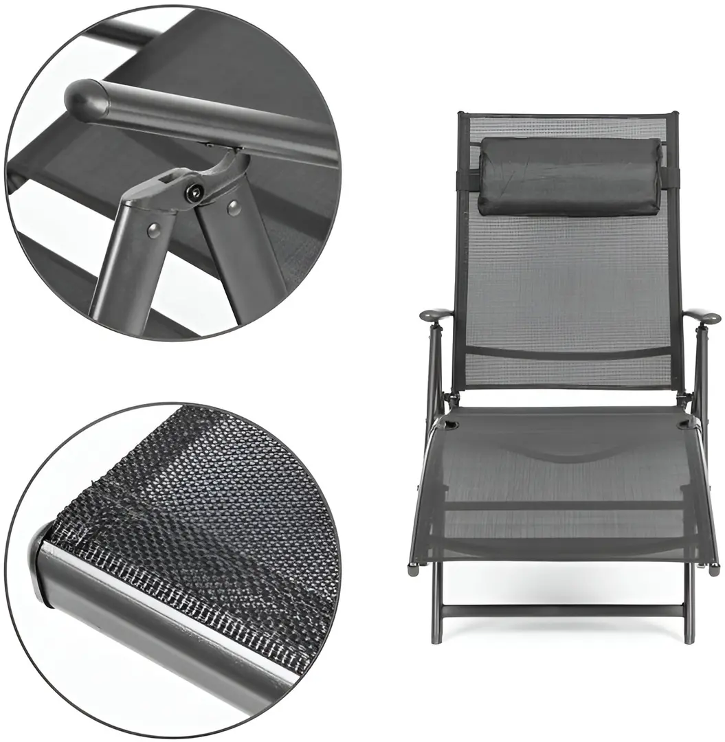 Шезлонг MultiGarden ZRL020 (Grey)