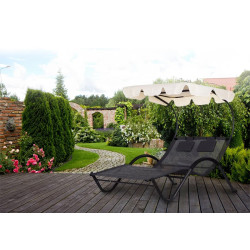 Шезлонг с тентом Multi Garden PL303 (Black)