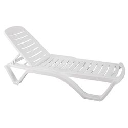 Шезлонг Napochim Aqua (White)