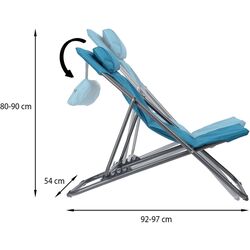 Șezlong Nils Camp NC3018 (Turqoise) Thumb