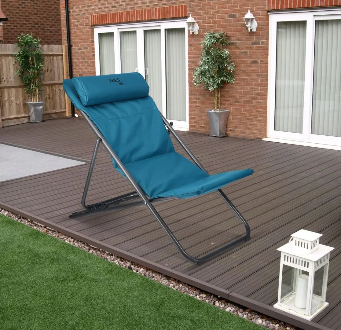 Șezlong Nils Camp NC3018 (Turqoise)