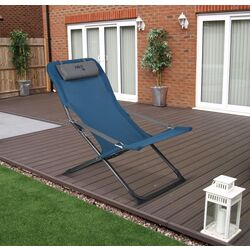 Șezlong Nils Camp NC3022 (Blue)