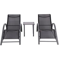 Set sezlonguri + masa Nuforma 04K KJL09BAC (Black) Thumb