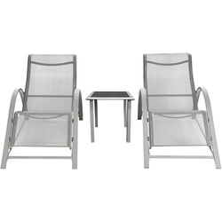 Set sezlonguri + masa Nuforma 04K KJL09BASZ (Grey) Thumb