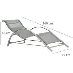 Set sezlonguri + masa Nuforma 04K KJL09BASZ (Grey) Thumb