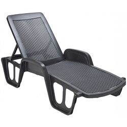 Şezlong plastic Pool 190х75х46 (Antracite)