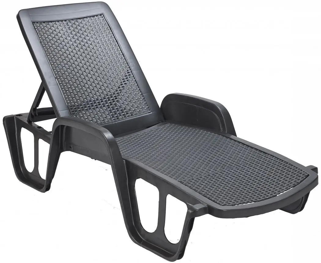 Şezlong plastic Pool 190х75х46 (Antracite)