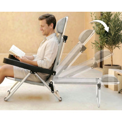 Комплект шезлонгов Outsunny 84K-203V00GY 2pcs (Grey) Thumb