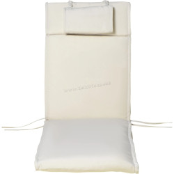 Матрас для шезлонга Outsunny 84B-304CW (White Cream)