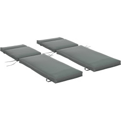 Набор матрасов для шезлонга Outsunny 84B-514CG (Dark Grey) Thumb