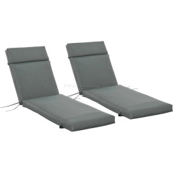 Набор матрасов для шезлонга Outsunny 84B-514CG (Dark Grey)
