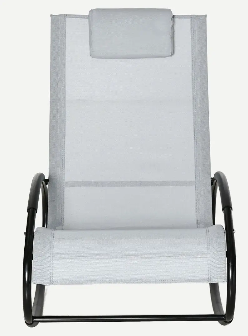 Sezlong balansoar Outsunny 84A-090GY (Grey/Black)