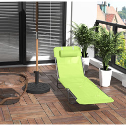 Sezlong Outsunny 01-0335 (Light Green) Thumb