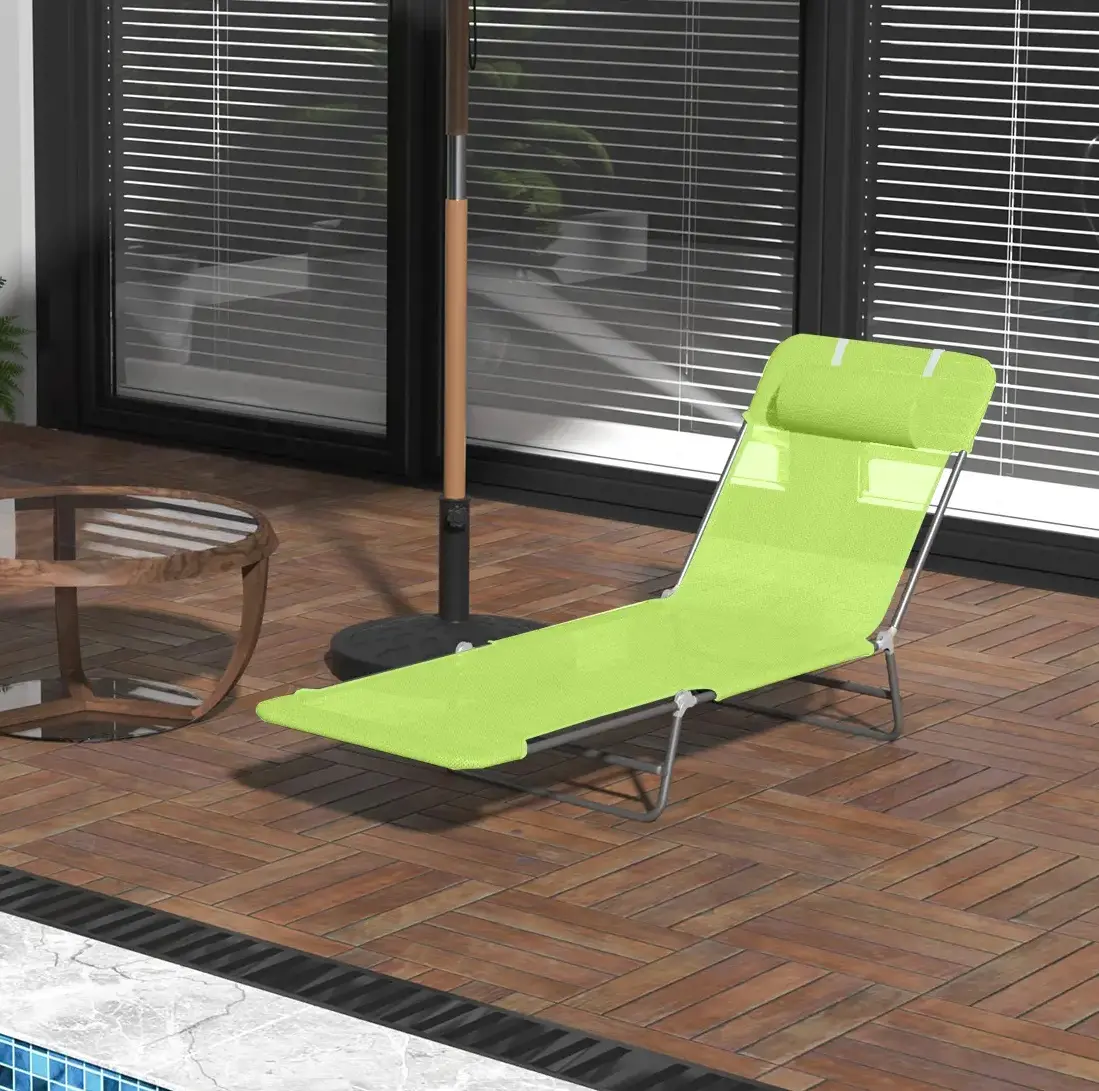 Sezlong Outsunny 01-0335 (Light Green)