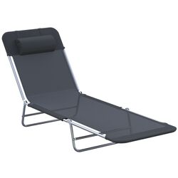 Sezlong Outsunny 01-0336 (Black) Thumb