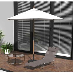 Sezlong Outsunny 01-0337 (Brown)