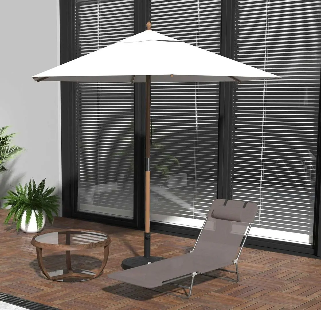 Sezlong Outsunny 01-0337 (Brown)