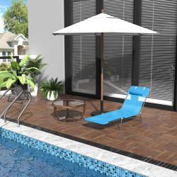 Sezlong Outsunny 01-0338 (Blue) Thumb