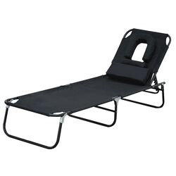 Sezlong Outsunny 01-0342 (Black) Thumb