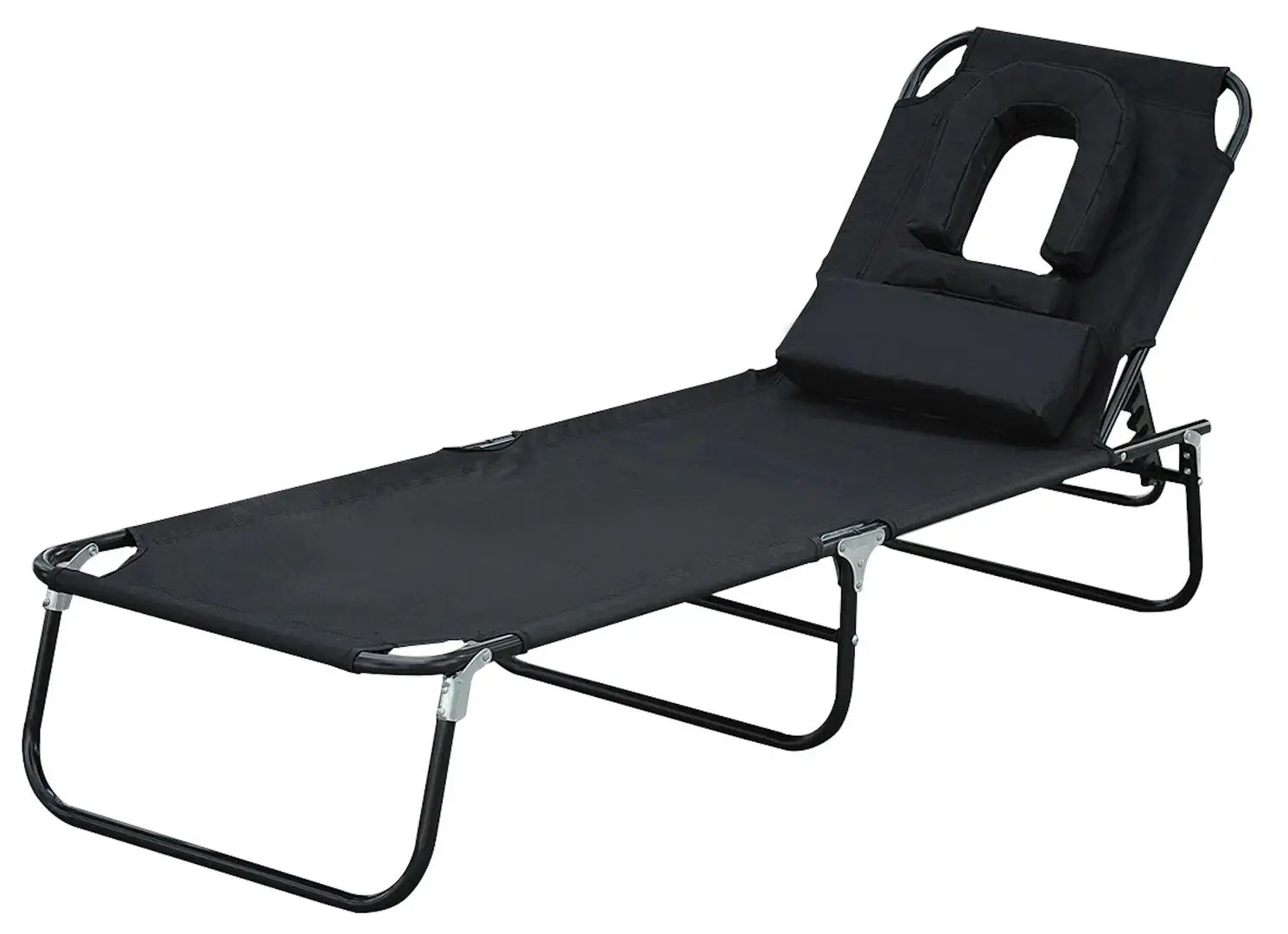 Sezlong Outsunny 01-0342 (Black)