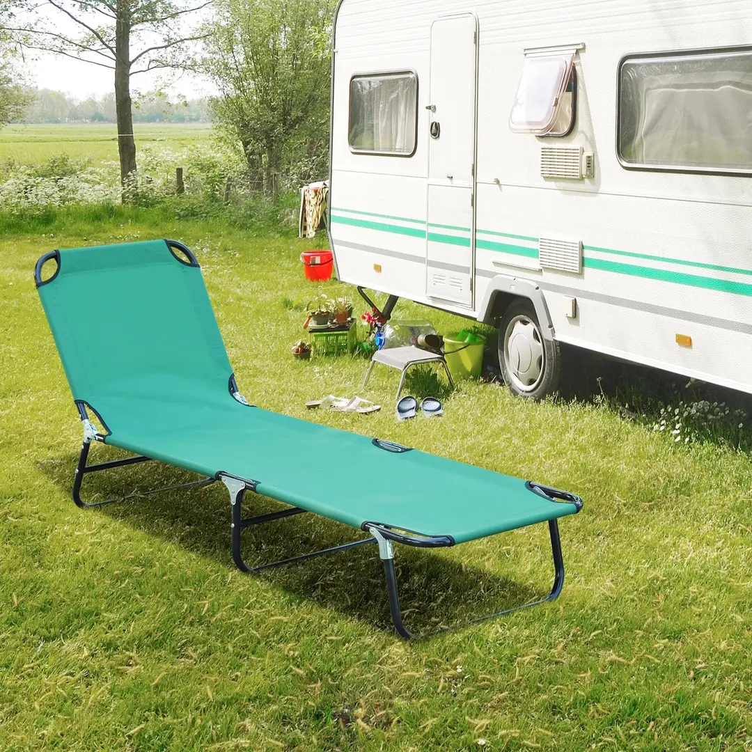 Sezlong Outsunny 01-0367 (Green)