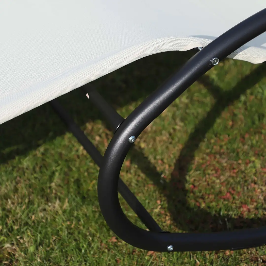 Sezlong Outsunny 84A-027 (Cream White)