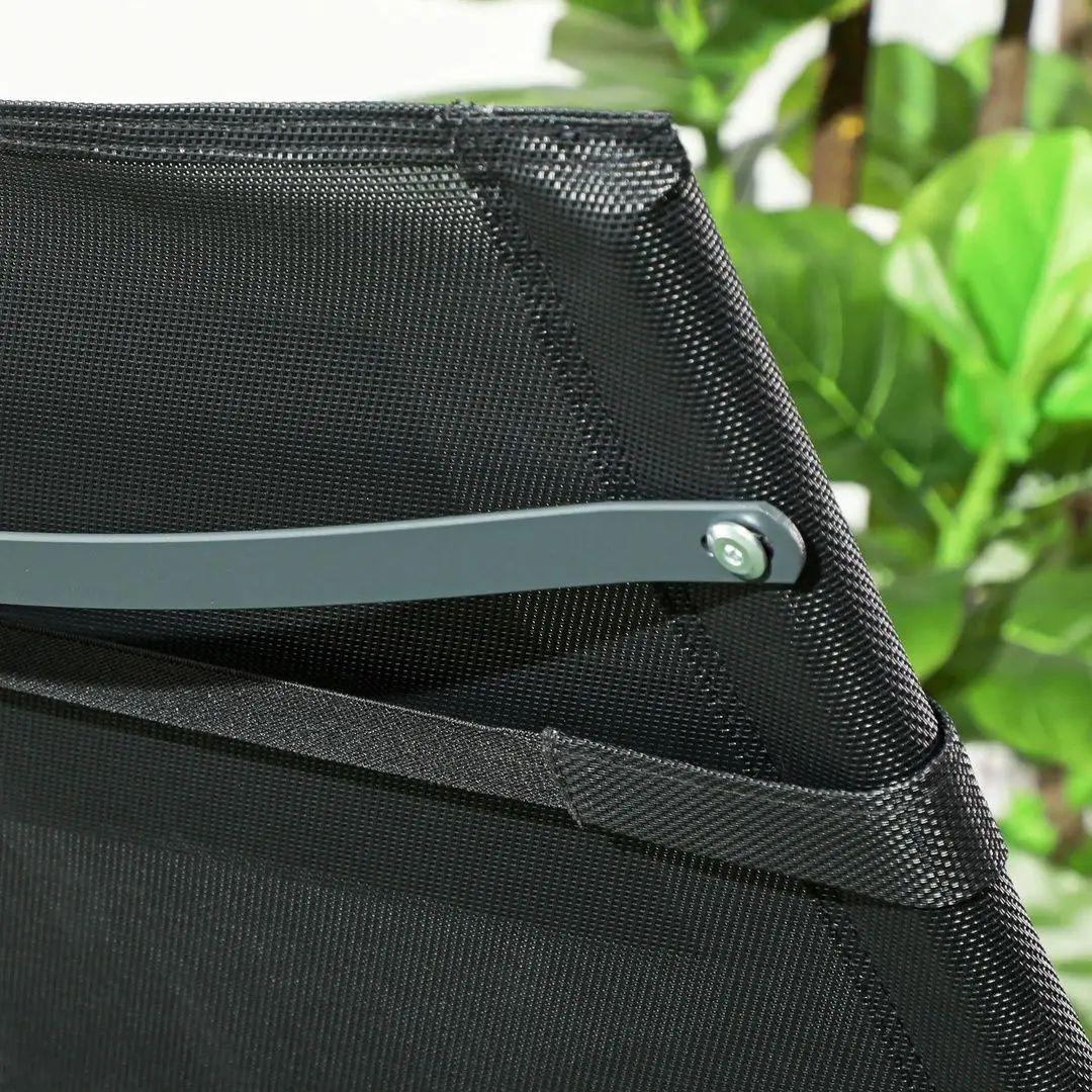 Sezlong Outsunny 84A-120V01BK (Black) - 2