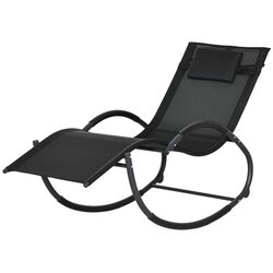 Sezlong Outsunny 84A-120V01BK (Black) Thumb