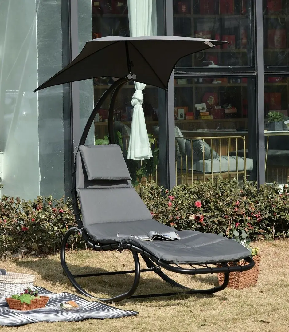 Sezlong Outsunny 84A-179CG (Grey)