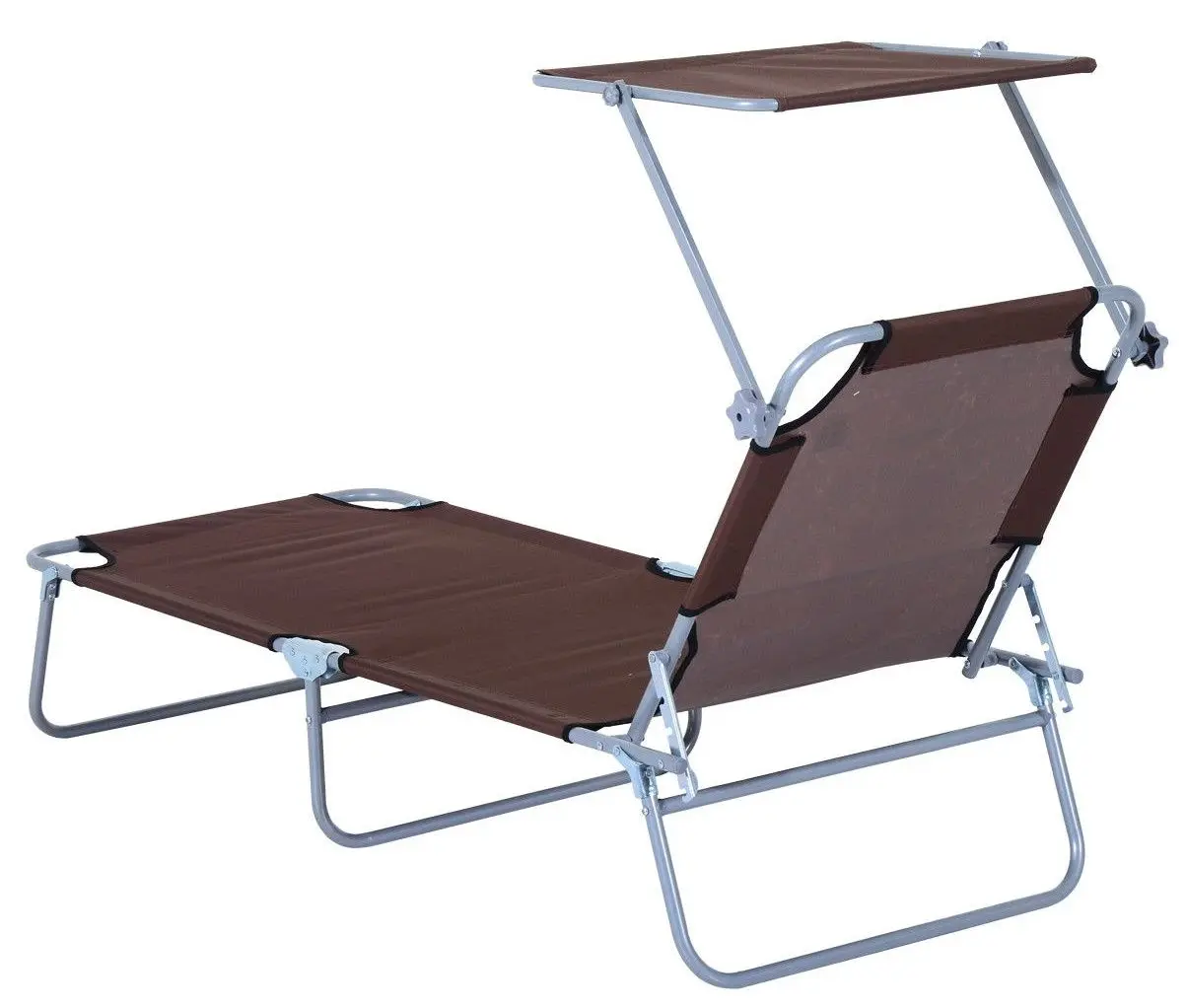 Sezlong Outsunny 84B-001BN (Brown)