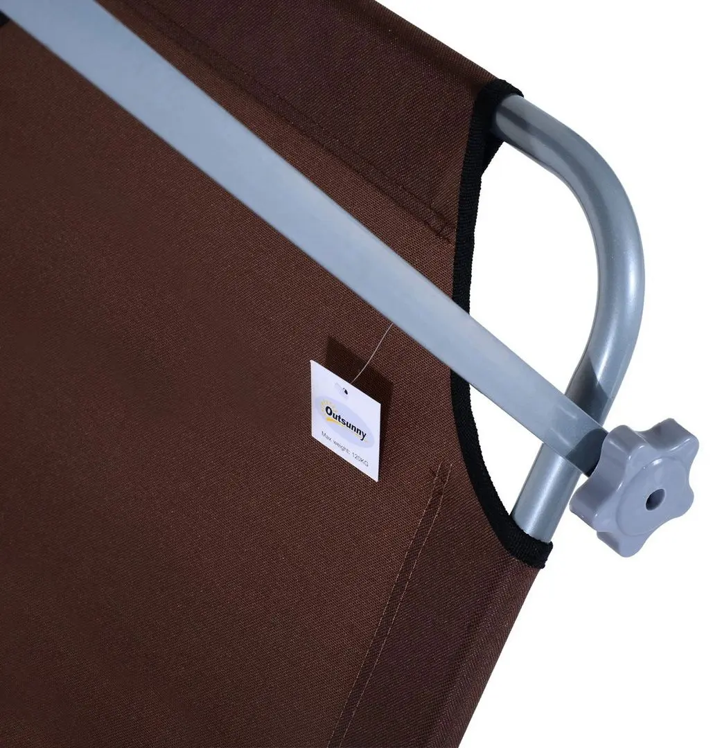 Sezlong Outsunny 84B-001BN (Brown)