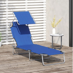 Sezlong Outsunny 84B-001BU (Blue)