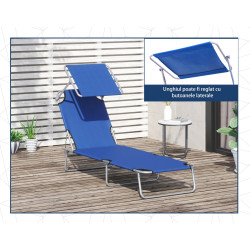 Sezlong Outsunny 84B-001BU (Blue) Thumb